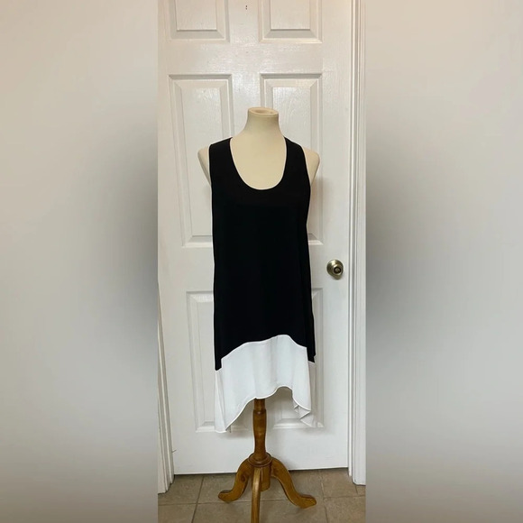 BCBGMAXAZRIA Kylie Color Block Dress Y2K Party Cocktail High Low NWT Small - Picture 1 of 11